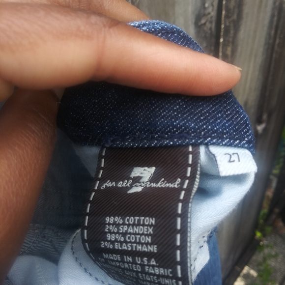 7 for All Mankind The "A" Pocket Jeans Size 27 - Picture 5 of 8